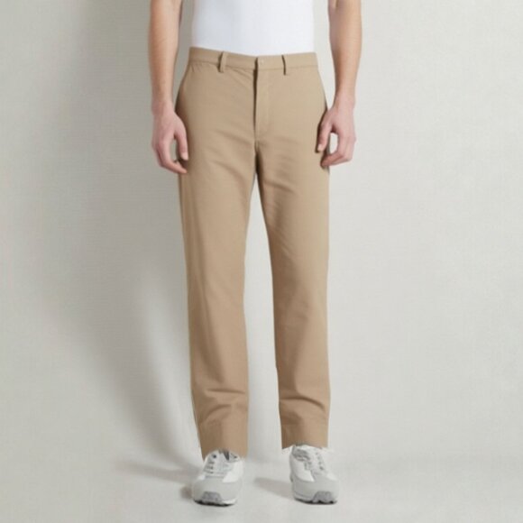 J.Crew Mens Bedford Khaki Pants 100% Cotton Slacks Tan Classic Office Golf - Picture 1 of 12